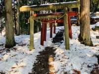 雪国の無人神社！！