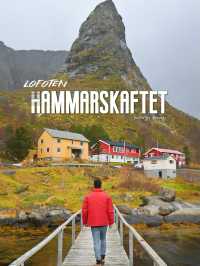 หมู่บ้าน Hammarskaftet Lofoten วิวภูเขาหมวก