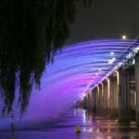 🌈น้ำพุสายรุ้ง 🌈ที่ Banpo Bridge @seoul