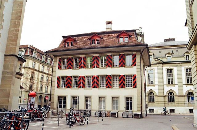 The Burnt Green of Bern in Switzerland