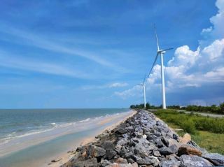 Pak Phanang Wind Park, Pak Phanang, Nakhon Si Thammarat.