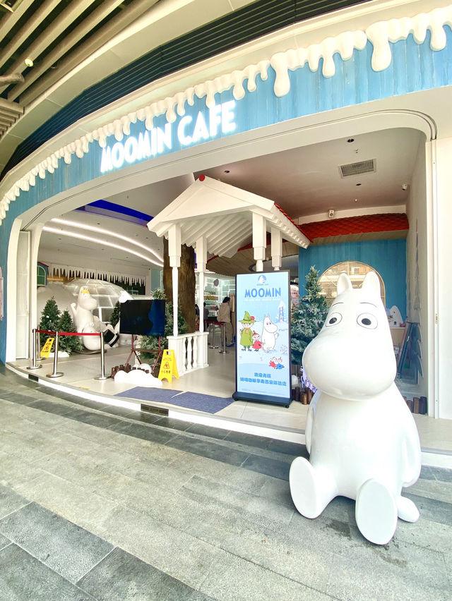 🤩新開🤩姆明咖啡華南首家體驗店🤍🩶冰川場景超多打卡位😻😻