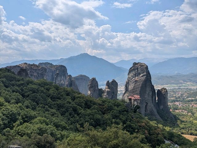 メテオラビューポイントからの景色。