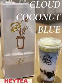 🇸🇬HeyTea West Gate🧉Cloud Coconut Blue Seasonal