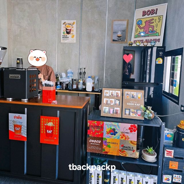 กาแฟ ร้านเล็กๆ แต่คุณภาพเกินเบอร์ KAF หนามแดง☕️