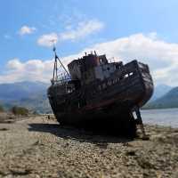 The Haunting Beauty of Caol Beach Shipwreck
