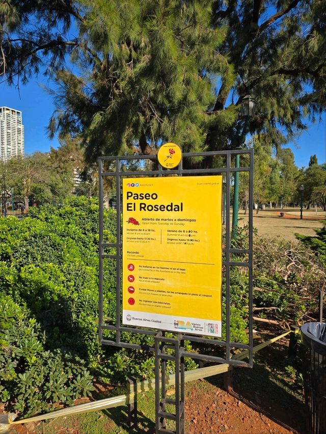 해외여행 부에노스아이레스의 장미공원 El Rosedal Garden