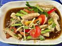 ร้านส้มตำครกเงิน ย่านบางบัวทอง😋