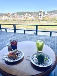 【京都】川沿いにある本格ケーキのカフェ☕️