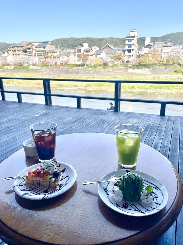 【京都】川沿いにある本格ケーキのカフェ☕️