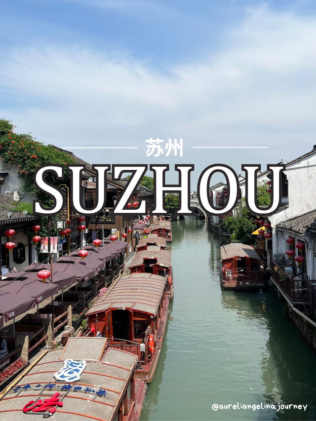 Traveling Suzhou with Backpack🎒🇨🇳