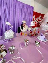 Quán cà phê với concept chụp hình sinh nhật mới lạ, không đụng hàng 🎂🎉💜❤️