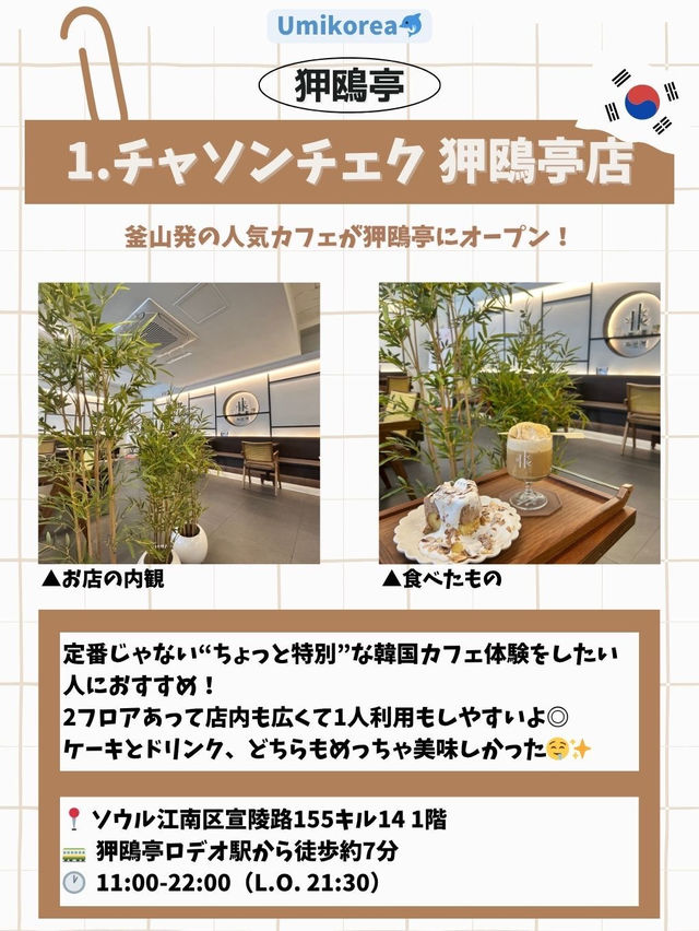 【韓国カフェ🇰🇷】ひとりでも入りやすいおすすめカフェ5選☕️💕