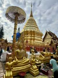 "Golden Peace Above Chiang Mai – Doi Suthep Temple” 🔔 