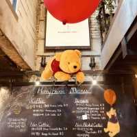 Whimsical Solo Date at the Winnie the Pooh Theme Café in Itaewon!** 🍯🐻