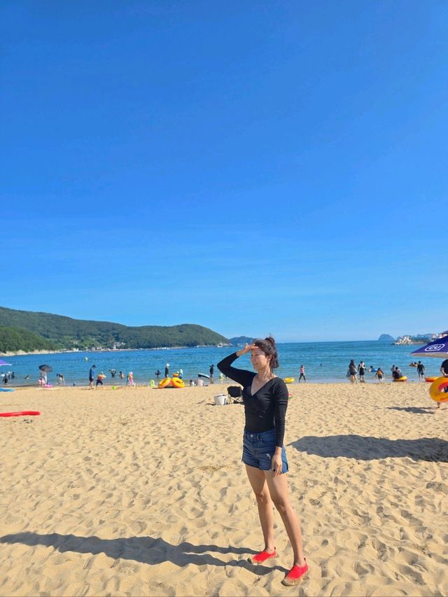 올해 첫 개장했던 거제 와현해수욕장🏖