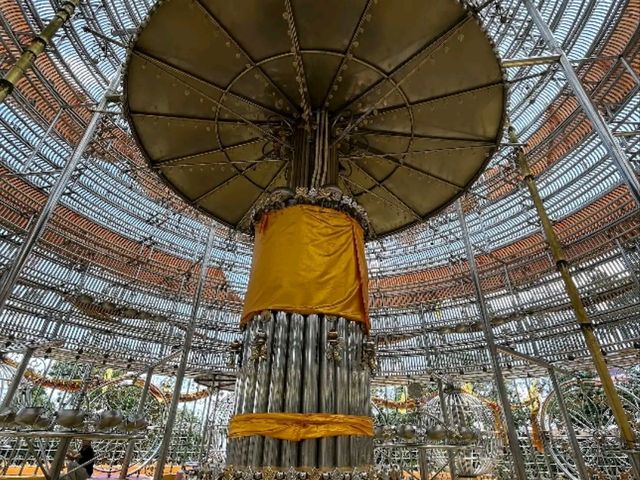 Explore the Mesmerizing Stainless Steel Pagoda in Hat Yai