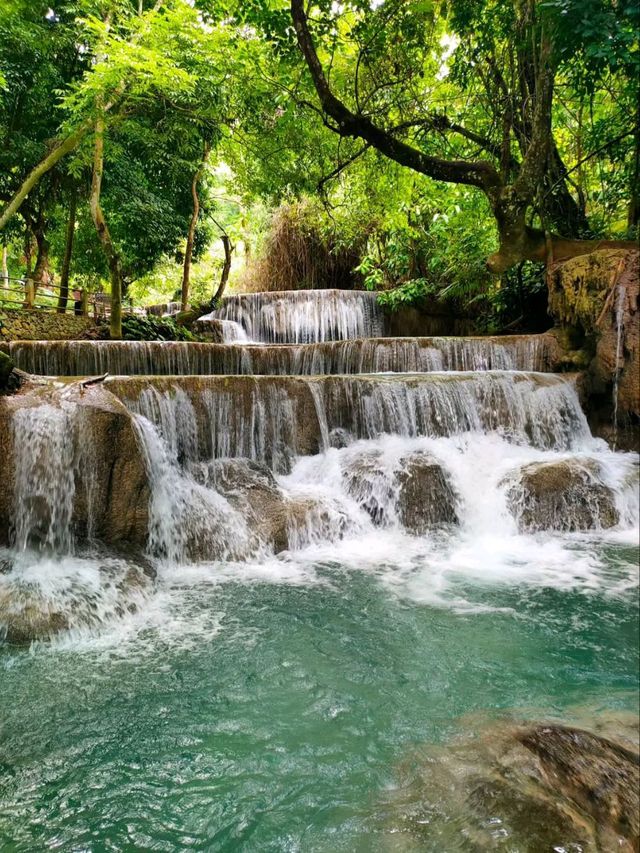 Chasing the Cascading Beauty of Kuang Si Falls