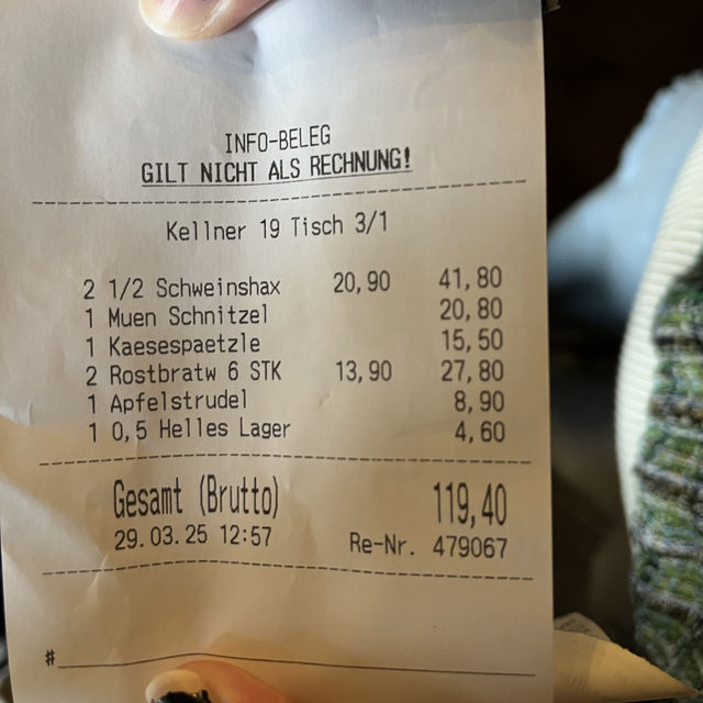 🇩🇪德國慕尼黑-Augustiner am Platzl🐷🍺