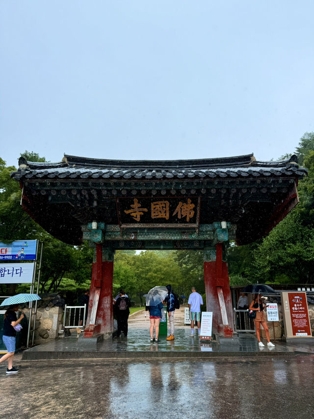 慶州｜金豬傳說佛國寺 快來找藏在牌匾後帶來財運的小豬