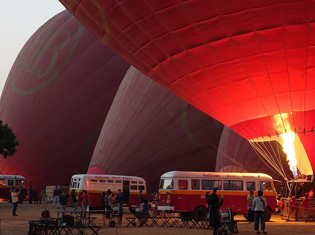 Balloons over Bagan