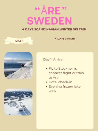 스웨덴 오레 – 4일간의 스칸디나비아 겨울 스키 여행