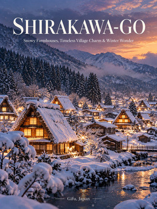 Shirakawa-go — A Winter Village Straight Out of a Storybook ❄️🏡