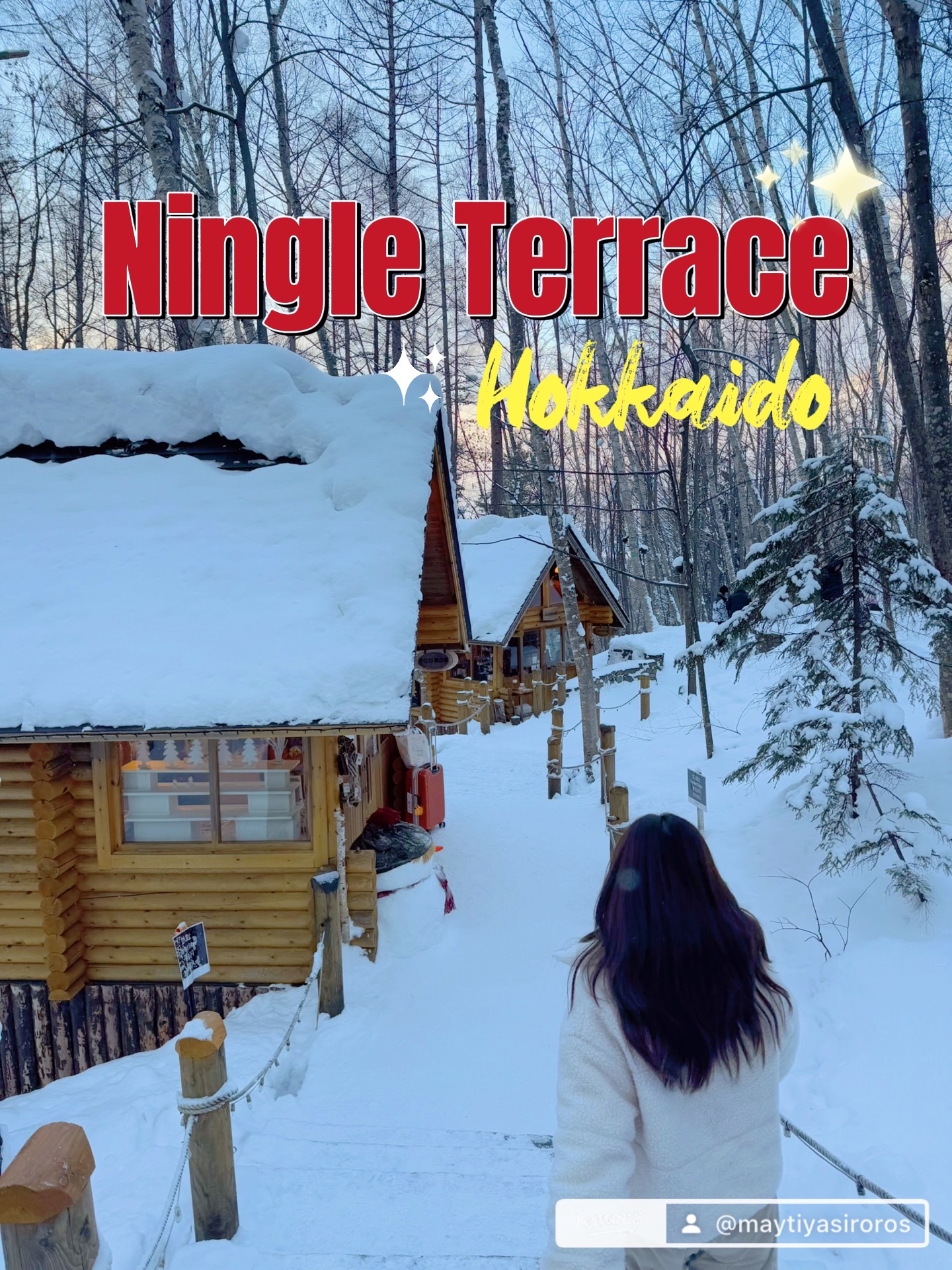 A real-life fairytale village! Ningle Terrace, Hokkaido.