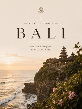 🌴 Bali 4 Hari 3 Malam - Liburan Pulau yang Sempurna untuk Pengunjung Pertama Kali