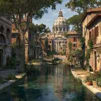 Rome Reimagined: Eternal Reflections by the Tiber 🌿🏛️