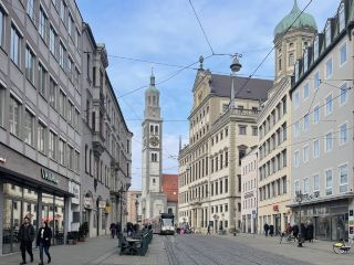 Augsburg is located in southwestern Bavaria, Germany, at the confluence of the Lech and Wertach rivers, with a population of about 300,000.