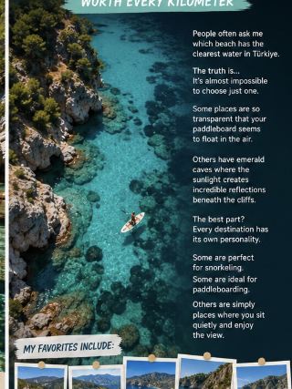 The Clearest Waters I’ve Ever Seen in Türkiye