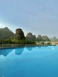 The roof of Yangshuo hotel 