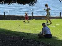 Cool off at the Royal Botanic Garden Sydney.