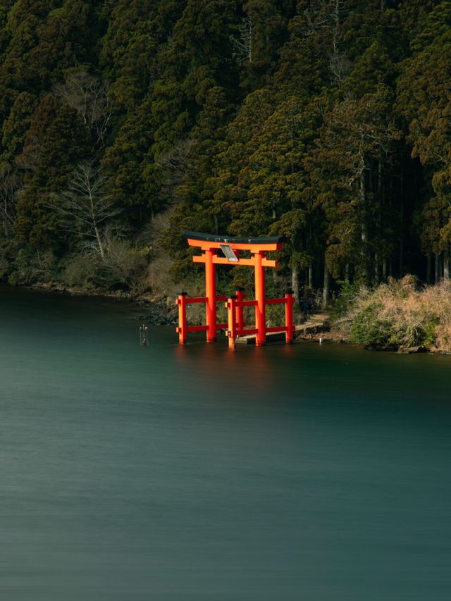 旅拍風光｜箱根的夕陽｜富士山與鳥居⛩️