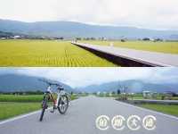 台灣必去景點伯朗大道風吹麥浪踏車而行悠閒舒適