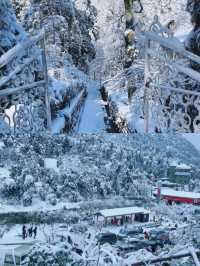 庐山雪景美如畫