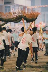 香港大坑舞火龍現場真的太震撼了！！