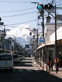我在海外過年之日本富士山雪景