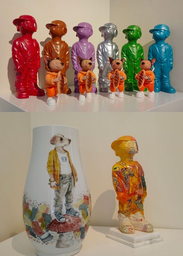 唐雲輝當代藝術展，誰能拒絕狗狗呢？