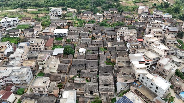 廣西富川留家灣古村。