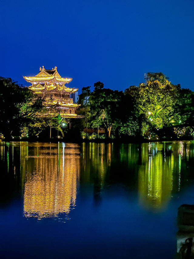 臨海夜遊記｜晚上的東湖真的太美了！。