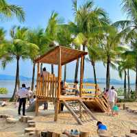 海鷗與落日🌇椰林遊樂場🌴一定要帶娃來‼️