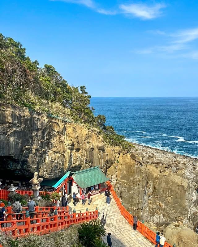 日本·宮崎 | 鵜戶神宮——海崖上的夢幻紅色神社！