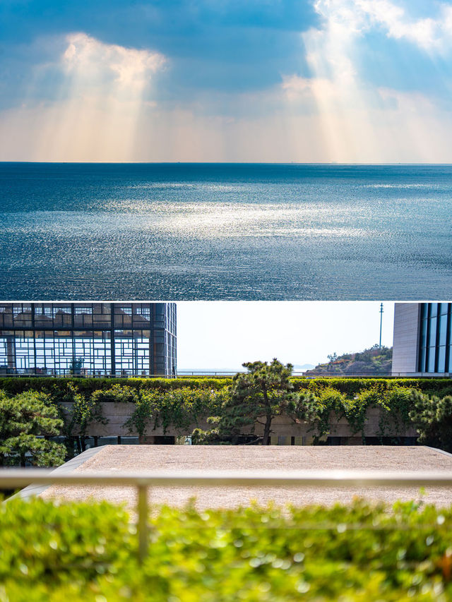 五一躺進180°海景房，承包整片黃海的日出與潮汐