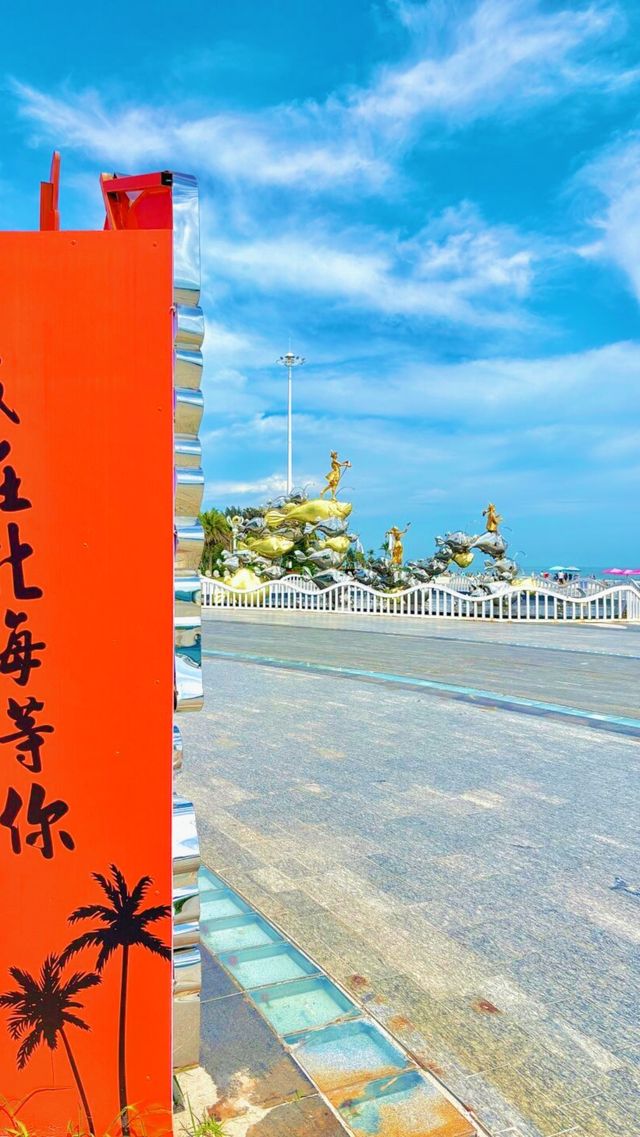 「北海銀灘嘅海景，真係靚到令人窒息！」