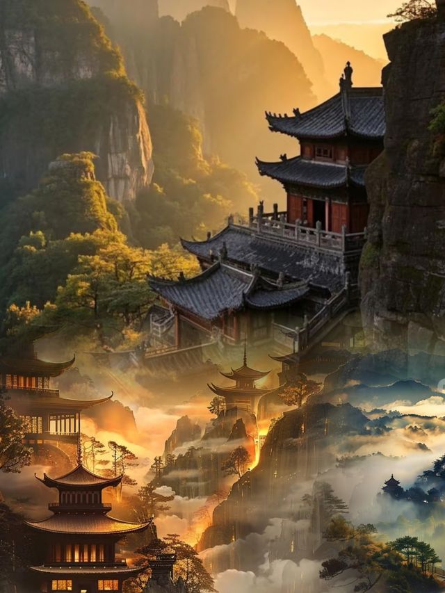 湖北武當山丨7-8月淡季嚟真係好抵玩，人少景靚