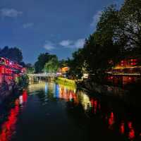 大運河citywalk，遊覽文藝小河直街，觀香積寺夜景