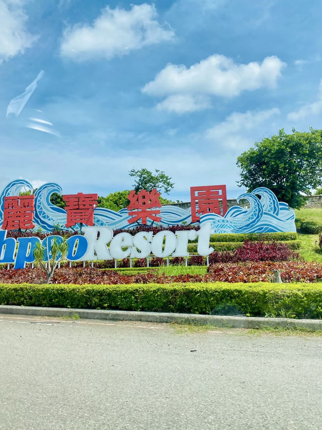 浪花背影，台中麗寶水陸雙園的歡笑午後