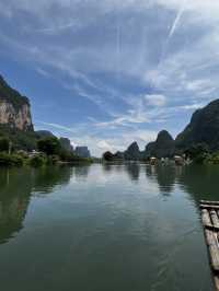 Yulong River Bamboo rafting from Jima Wharf